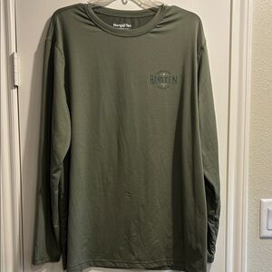 Hang Ten Men's Olive Long Sleeve Tee